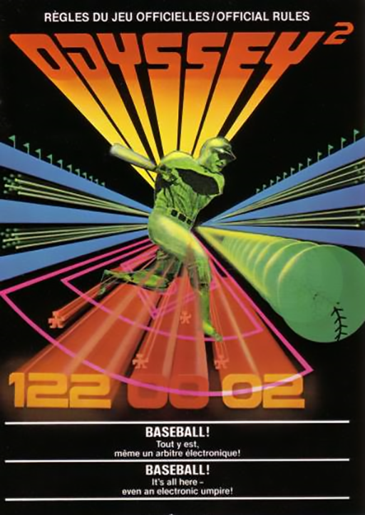 Baseball box art for Magnavox Odyssey
